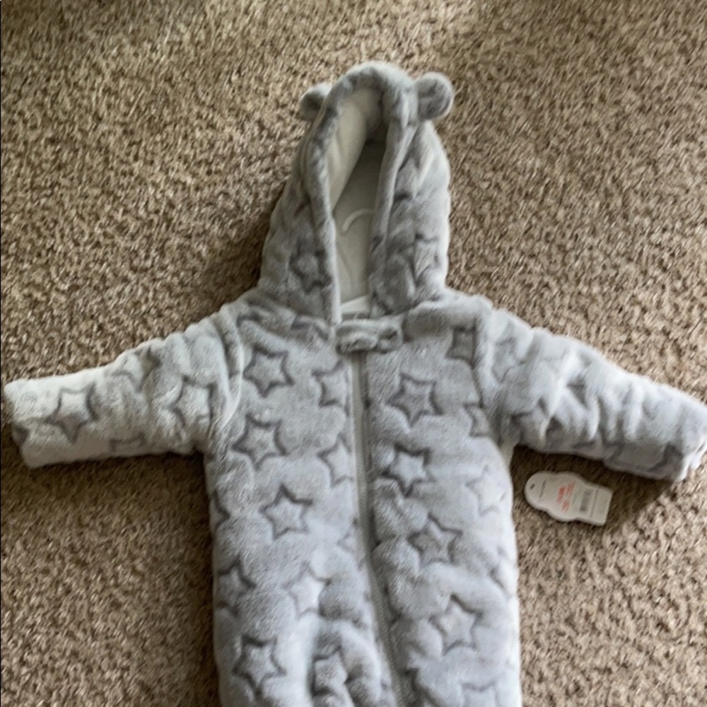 Baby winter clothes.